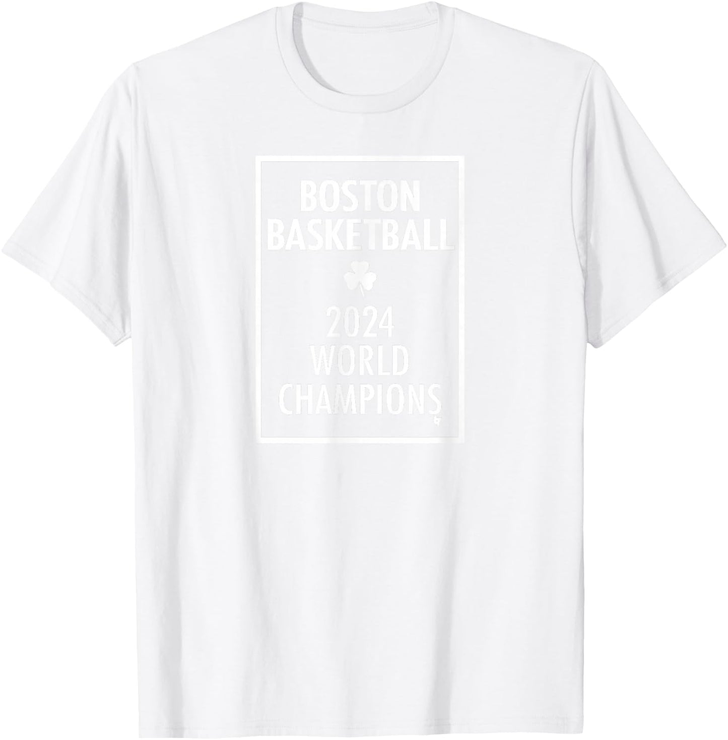 2024 World Champions - Boston Basketball T-Shirt - T-Shirt | White