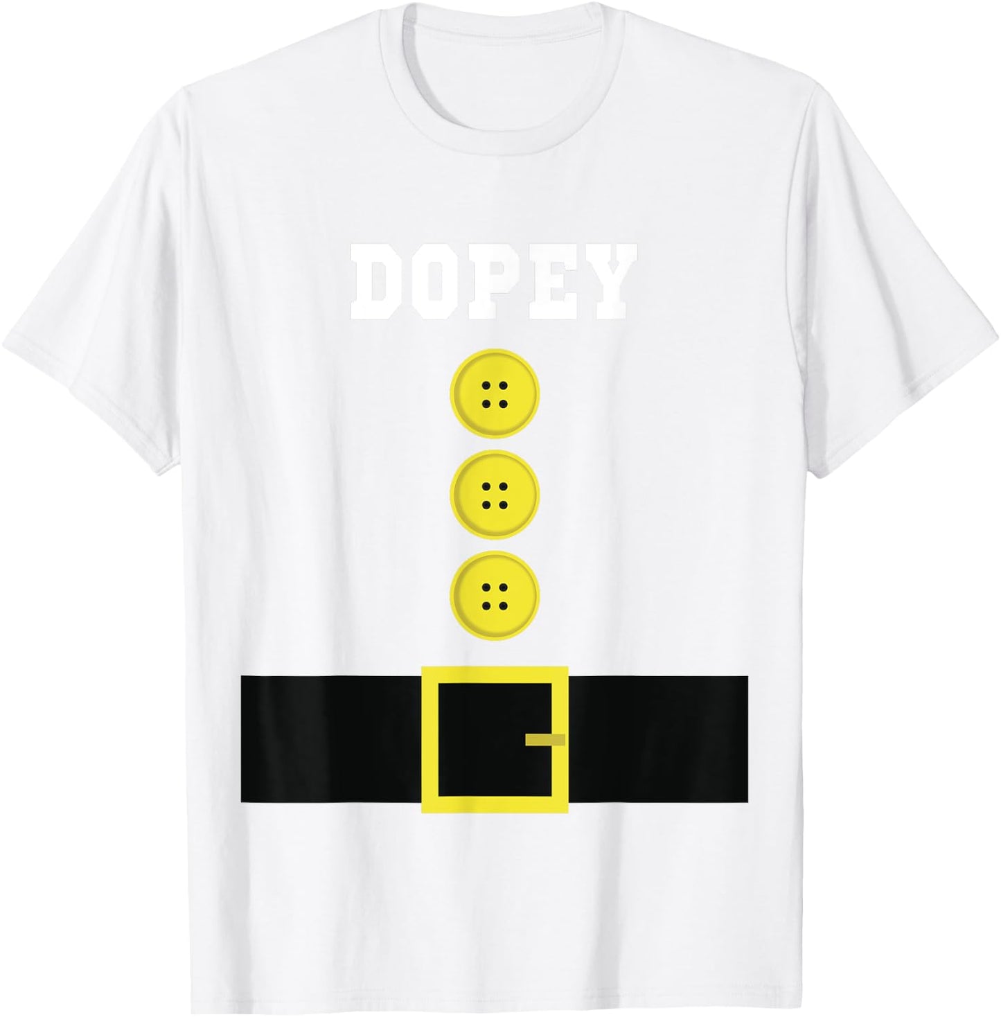 Funny DOPEY Halloween Costume Gift Novelty Shirt T-Shirt - T-Shirt | White