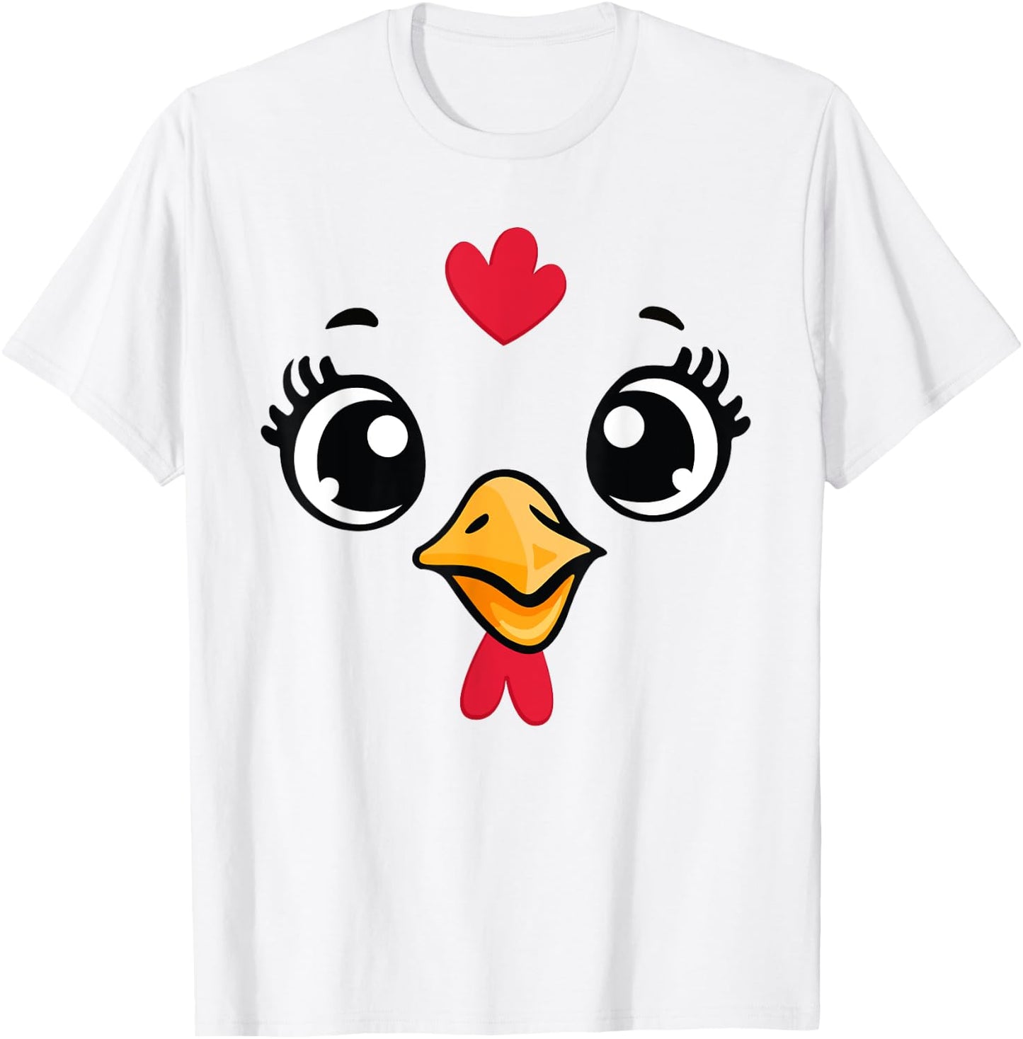 Funny Chicken Halloween Costume Women Kids Halloween T-Shirt - T-Shirt | White