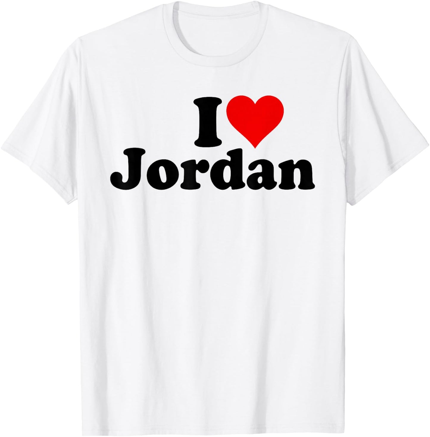 I Heart Love Jordan T-Shirt - T-Shirt | White