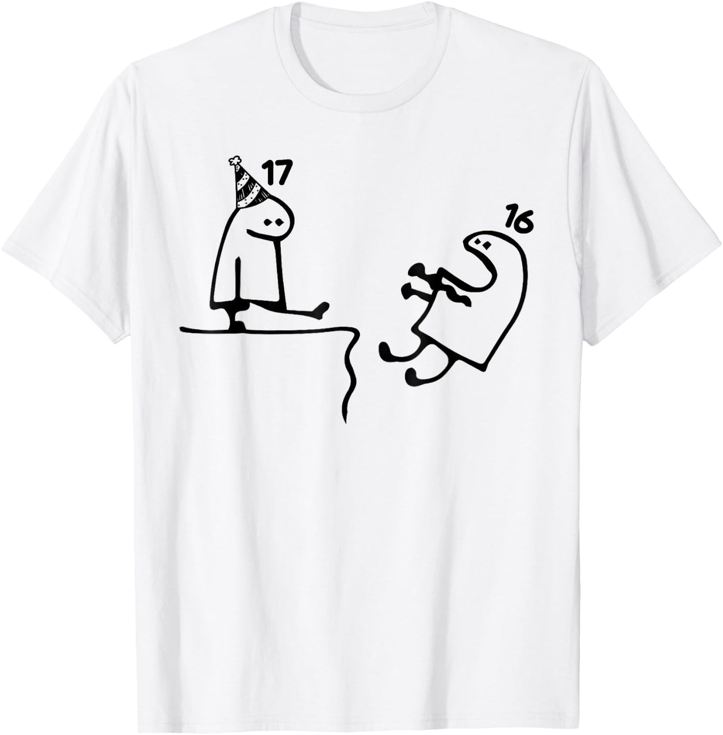 17th Birthday Party Funny 17 Years Old Birthday Teens T-Shirt - T-Shirt | White