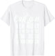 Captain Saying Anchor Nautical Design , blue, S T-Shirt - T-Shirt | White