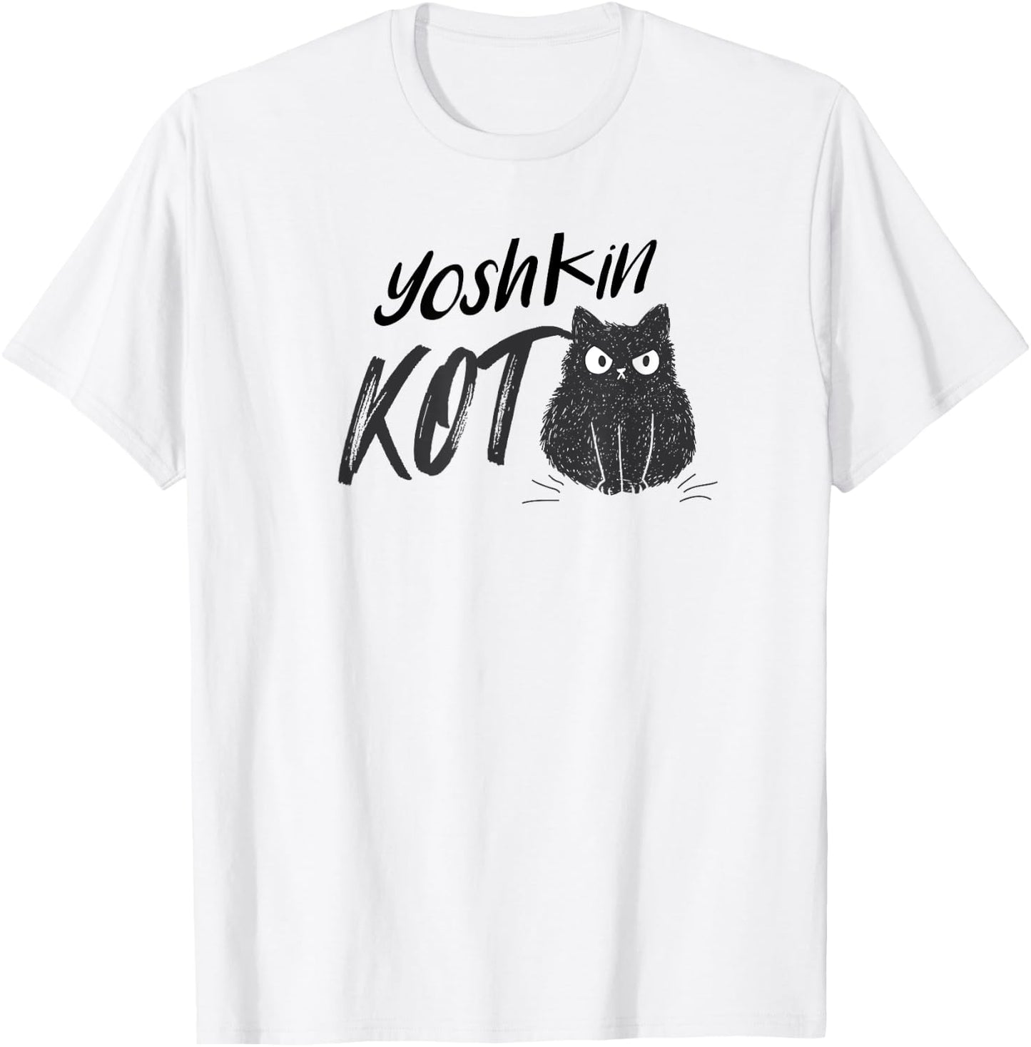 Yoshkin Kot lustiger Russen Spruch Russischer Spruch T-Shirt - T-Shirt | White