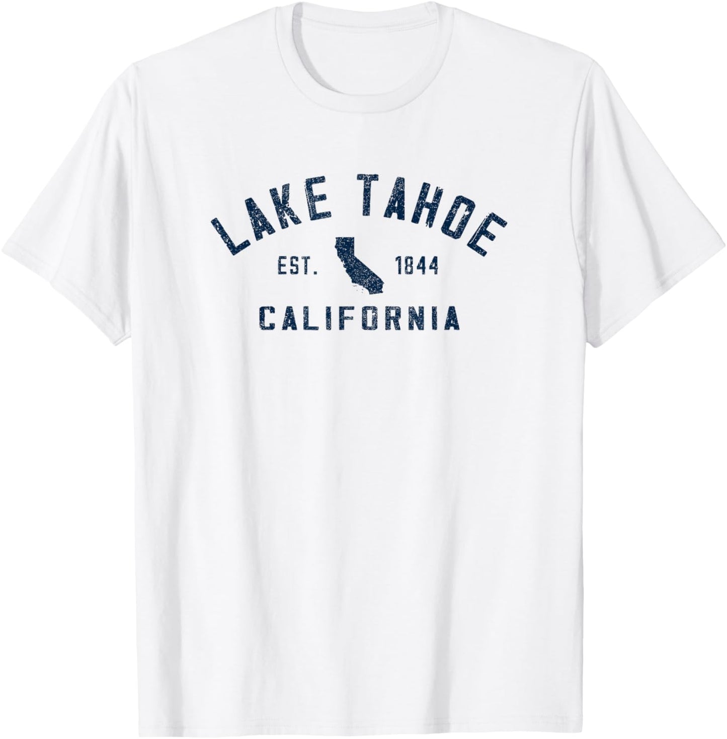 Vintage Lake Tahoe California Souvenir Retro T-Shirt - T-Shirt | White