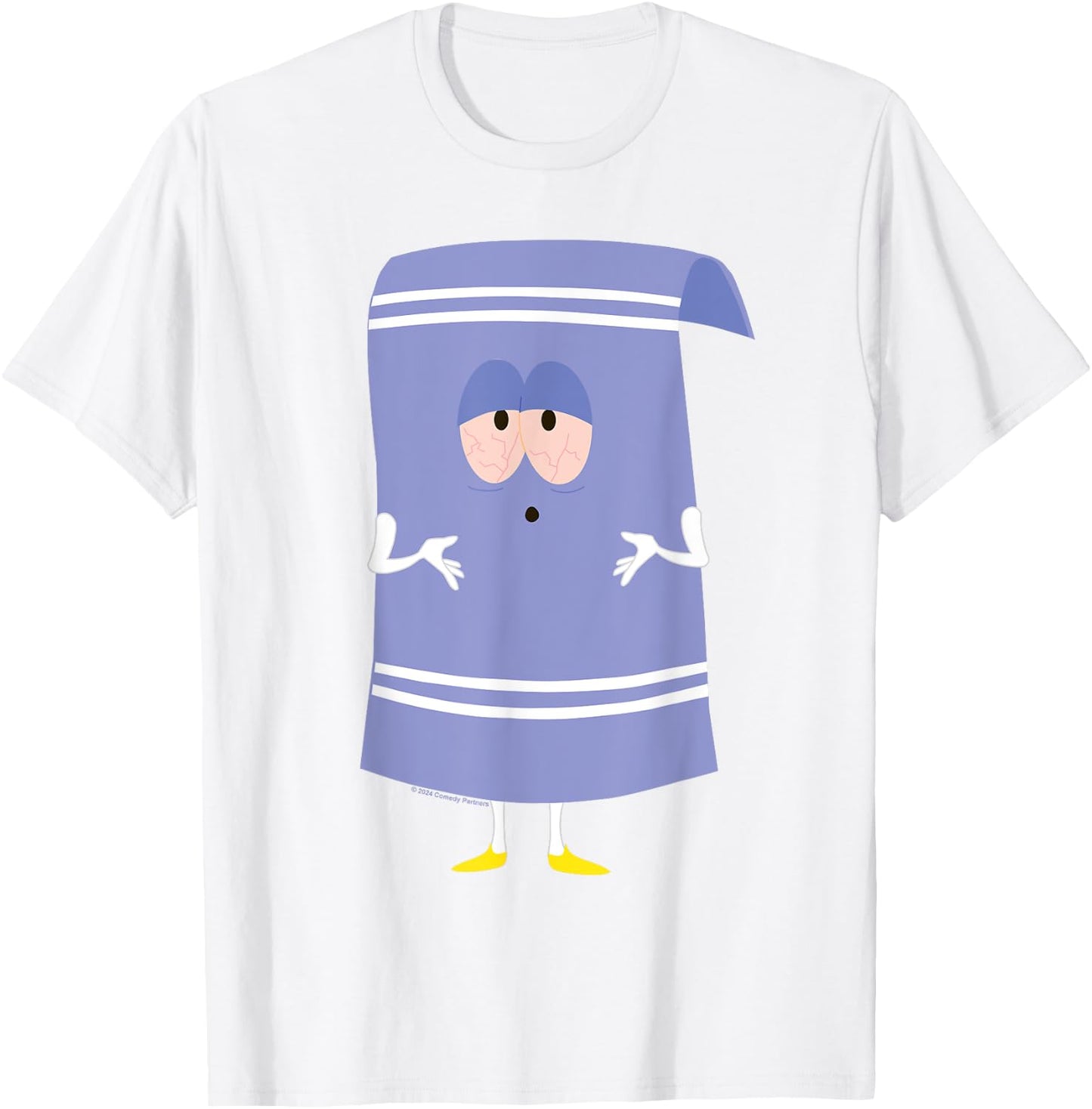South Park Towelie Smile Face Halloween T-Shirt - T-Shirt | White
