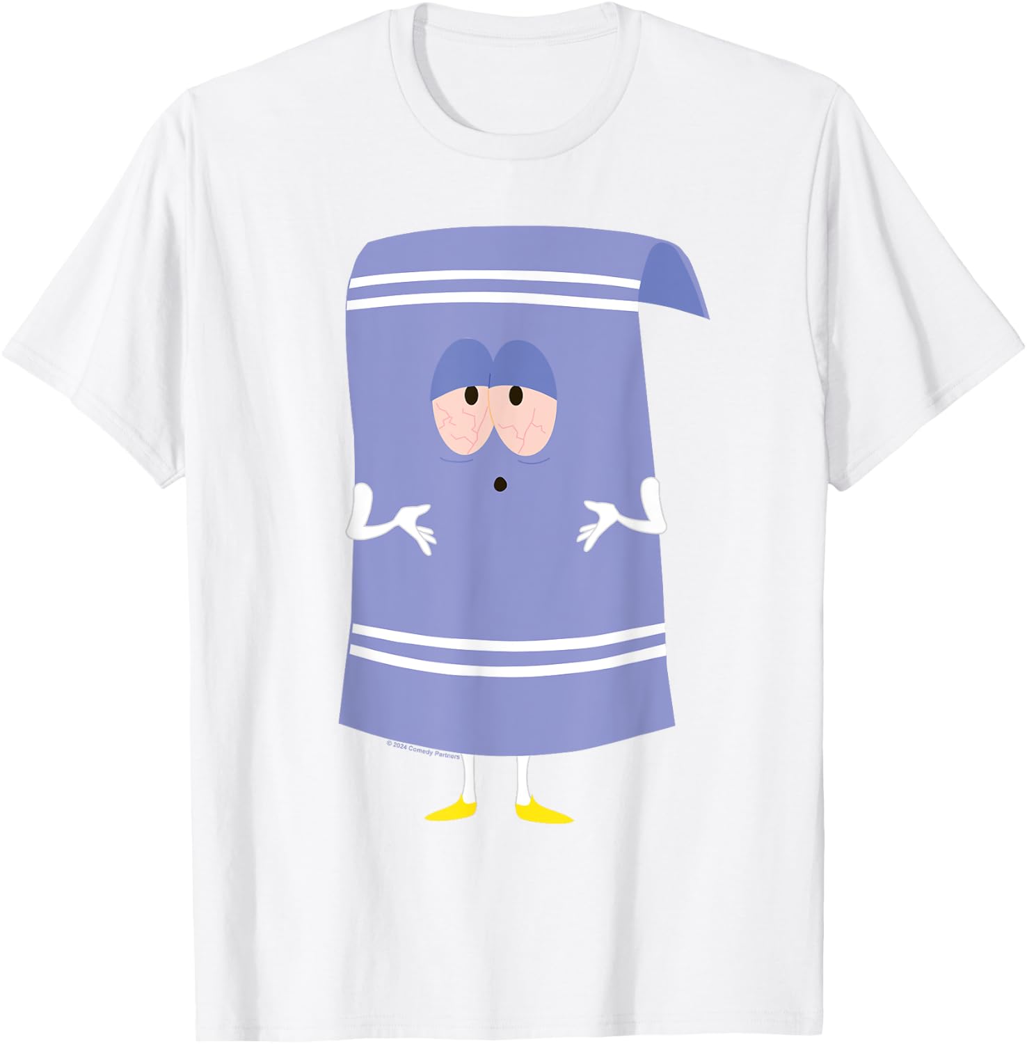 South Park Towelie Smile Face Halloween T-Shirt - T-Shirt | White