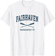 Fairhaven Massachusetts Vintage Nautical Paddles Sports Oars T-Shirt - T-Shirt | White
