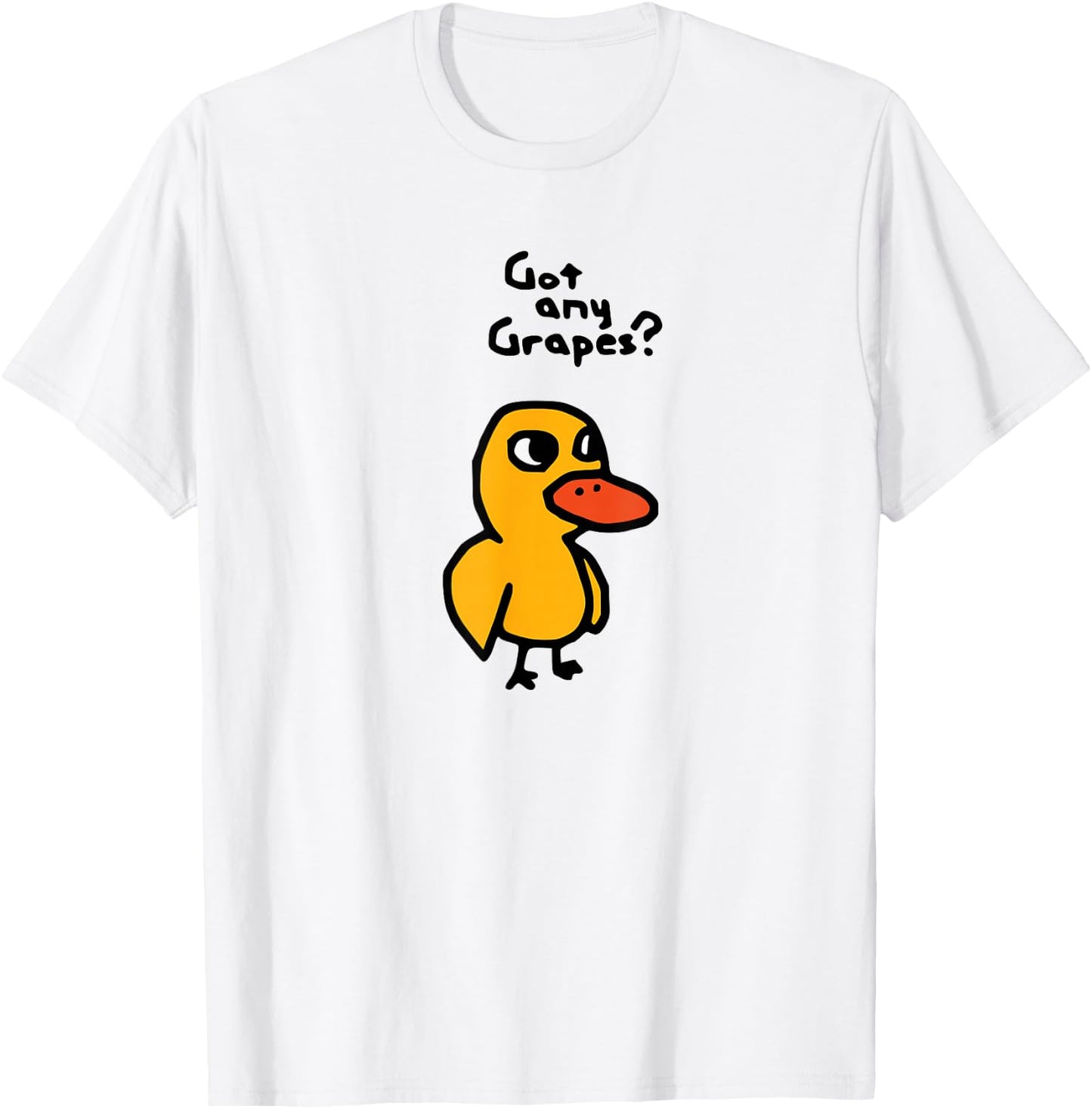 The Duck Song Got Any Grapes Ice Fresh Lemonade Funny Meme T-Shirt - T-Shirt | White