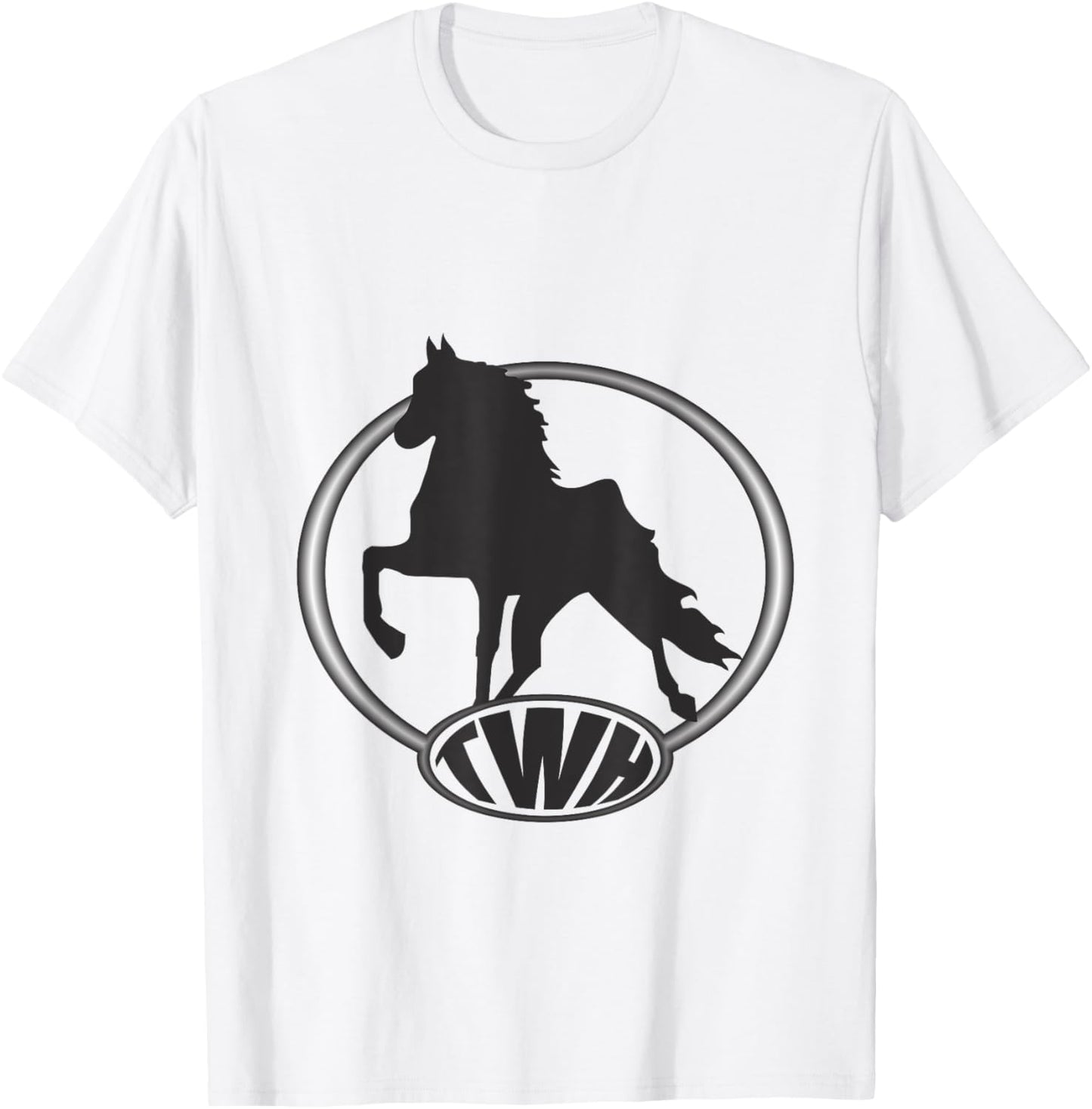 TWH Tennessee Walking Horse Equestrian Trending Horses T-Shirt - T-Shirt | White