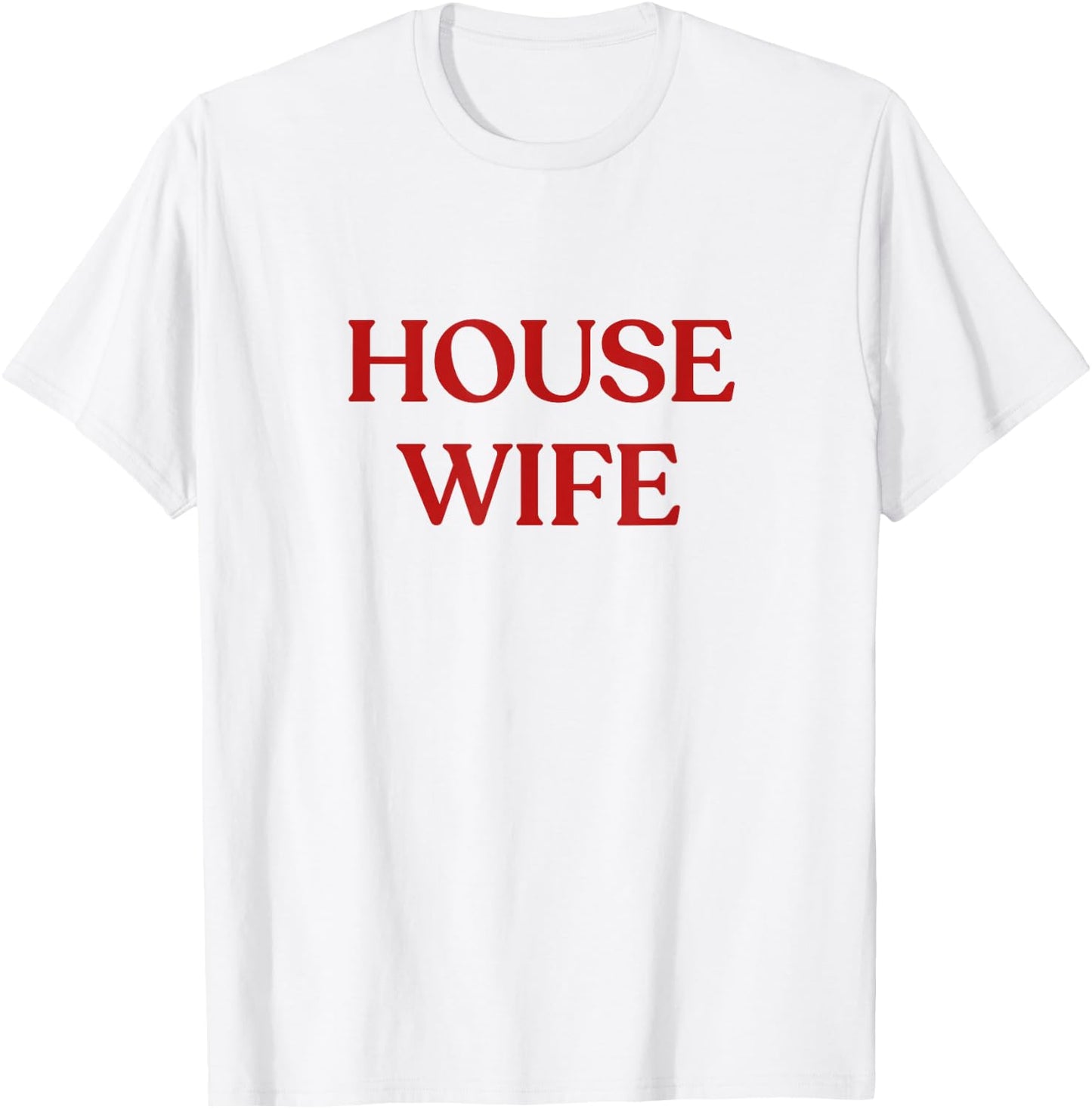 House Wife Y2K Aesthetic Trendy EDM Rave House Music T-Shirt - T-Shirt | White