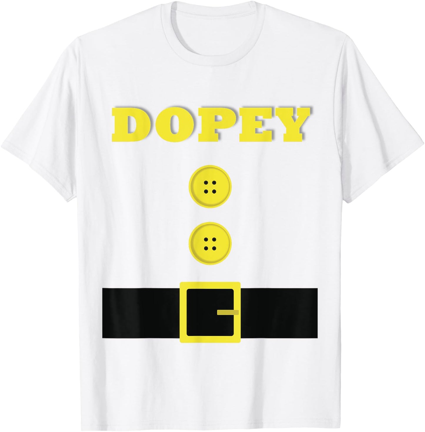 Funny DOPEY Halloween Costume Women Boys Girls T-Shirt - T-Shirt | White