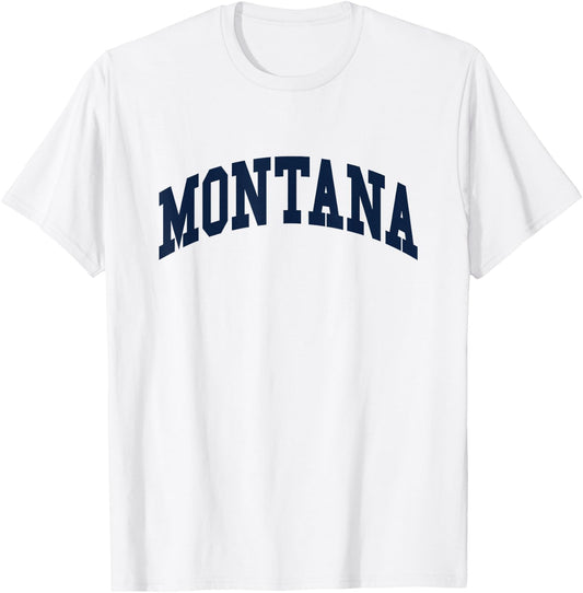 MONTANA - Throwback Design - Classic T-Shirt - T-Shirt | White