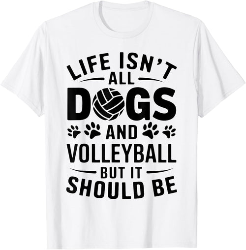Dogs And Volleyball Funny Volleyball