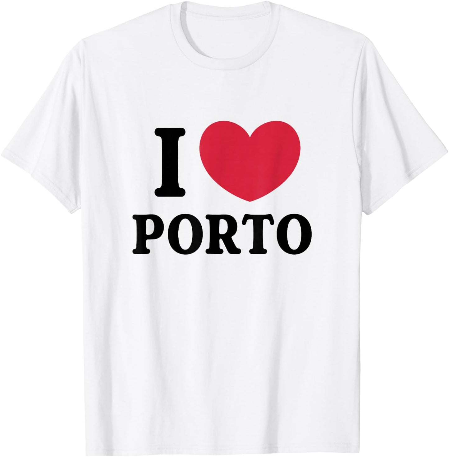 I Love Porto , white, S T-Shirt - T-Shirt | White