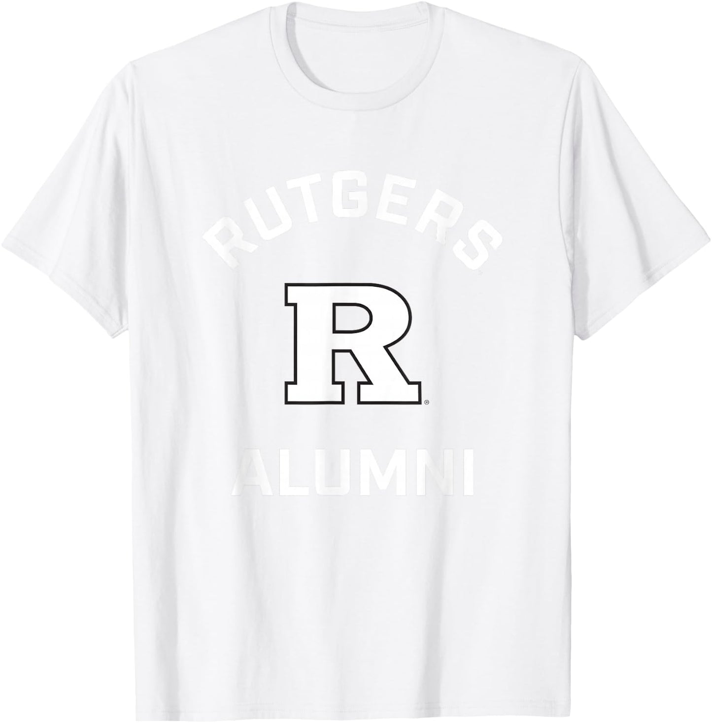 Rutgers University Scarlet Knights Arched Alumni T-Shirt - T-Shirt | White