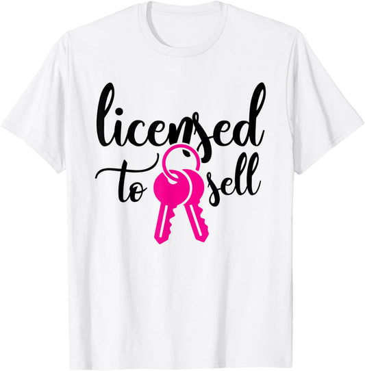 Funny Realtor Shirt Ladies Real Estate Agent T-Shirt - T-Shirt | White