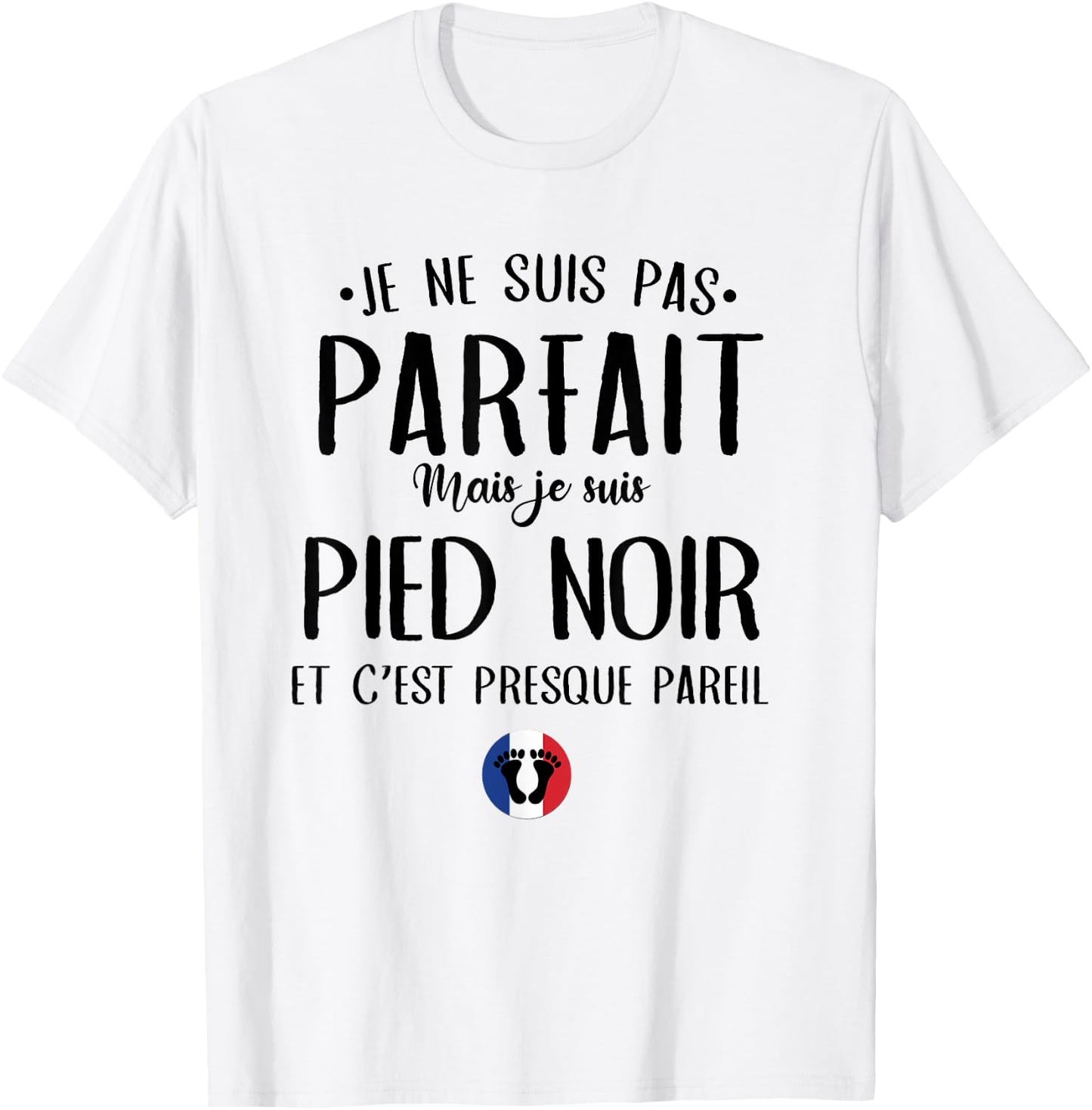 Gift Original Grandpa Granny Black Feet , white, S T-Shirt - T-Shirt | White