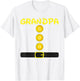 Grandpa Dwarf Costume Color Family Matching Dwarf Halloween T-Shirt - T-Shirt | White