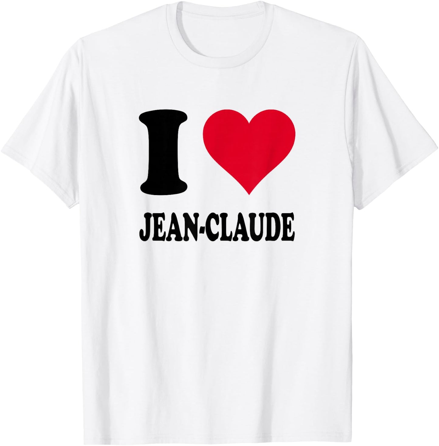 J'aime Jean-Claude , white, S T-Shirt - T-Shirt | White