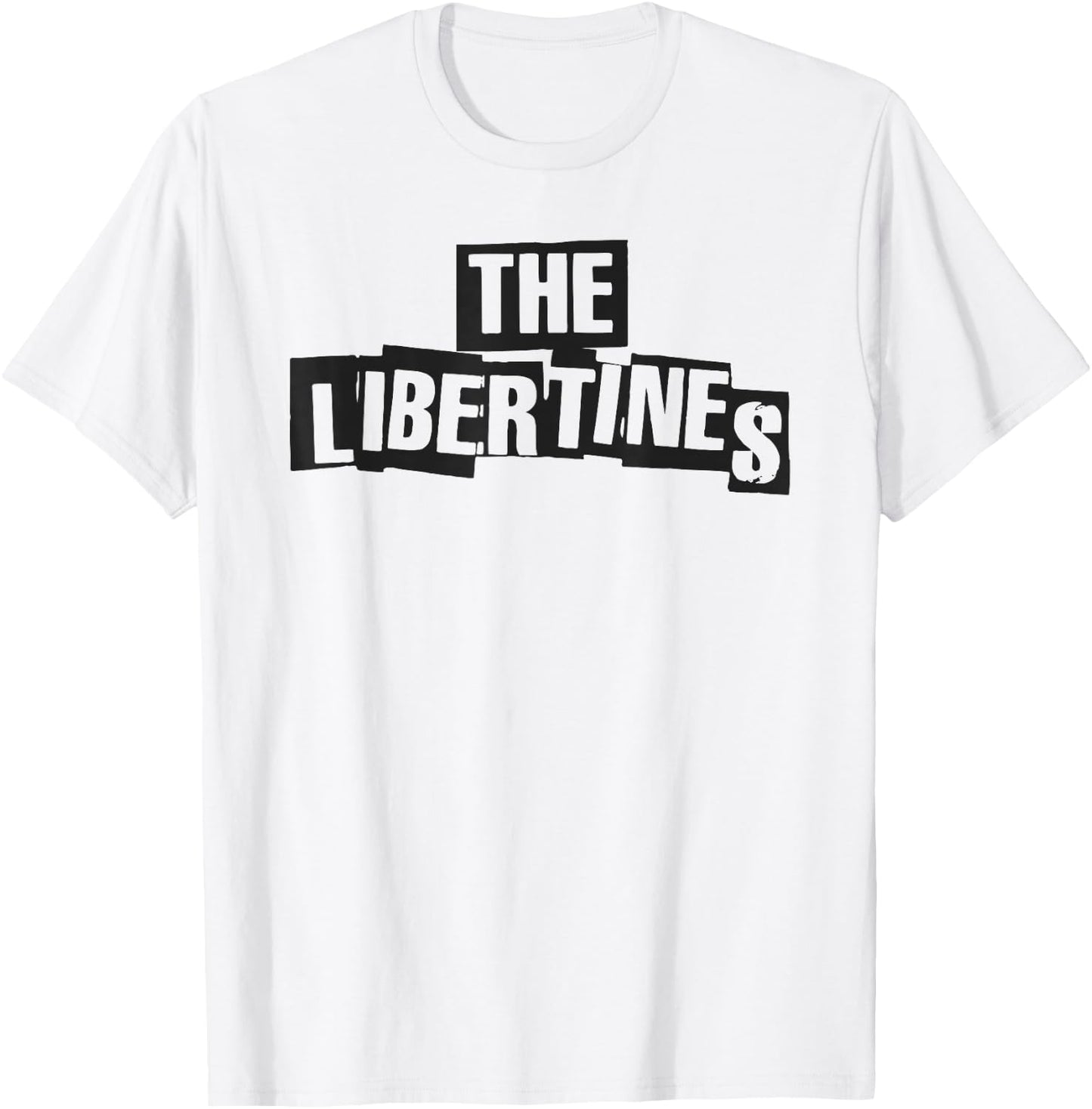 The Libertines – Black Logo T-Shirt - T-Shirt | White