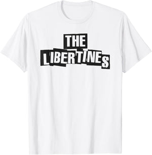 The Libertines – Black Logo T-Shirt - T-Shirt | White