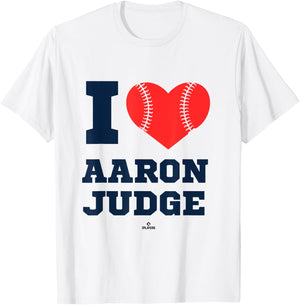 Aaron Judge | New York Baseball Player | MLBAJUD6001 T-Shirt - T-Shirt | White