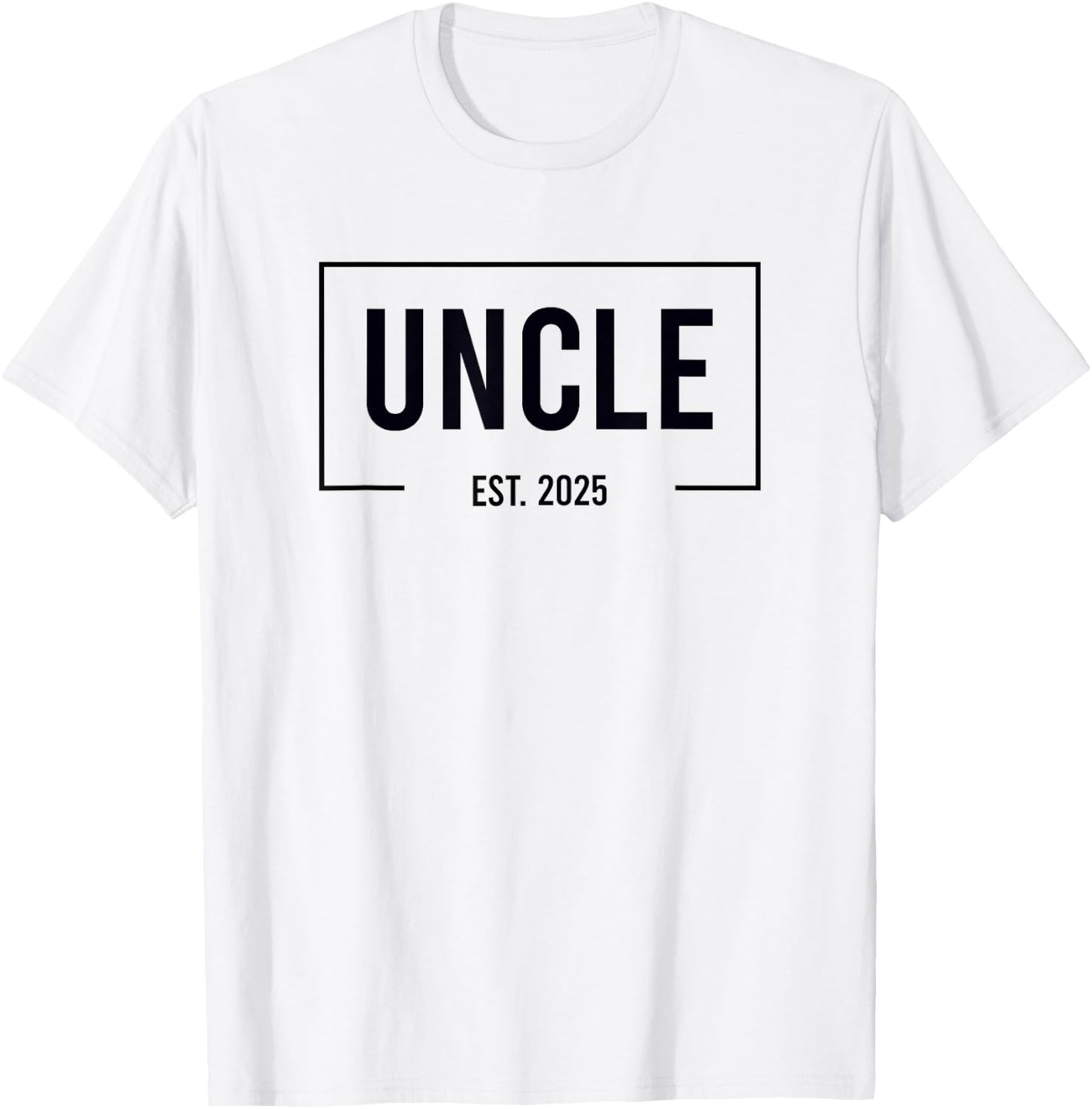 Uncle Est. 2025 Logo Onkel Loading New Uncle T-Shirt - T-Shirt | White