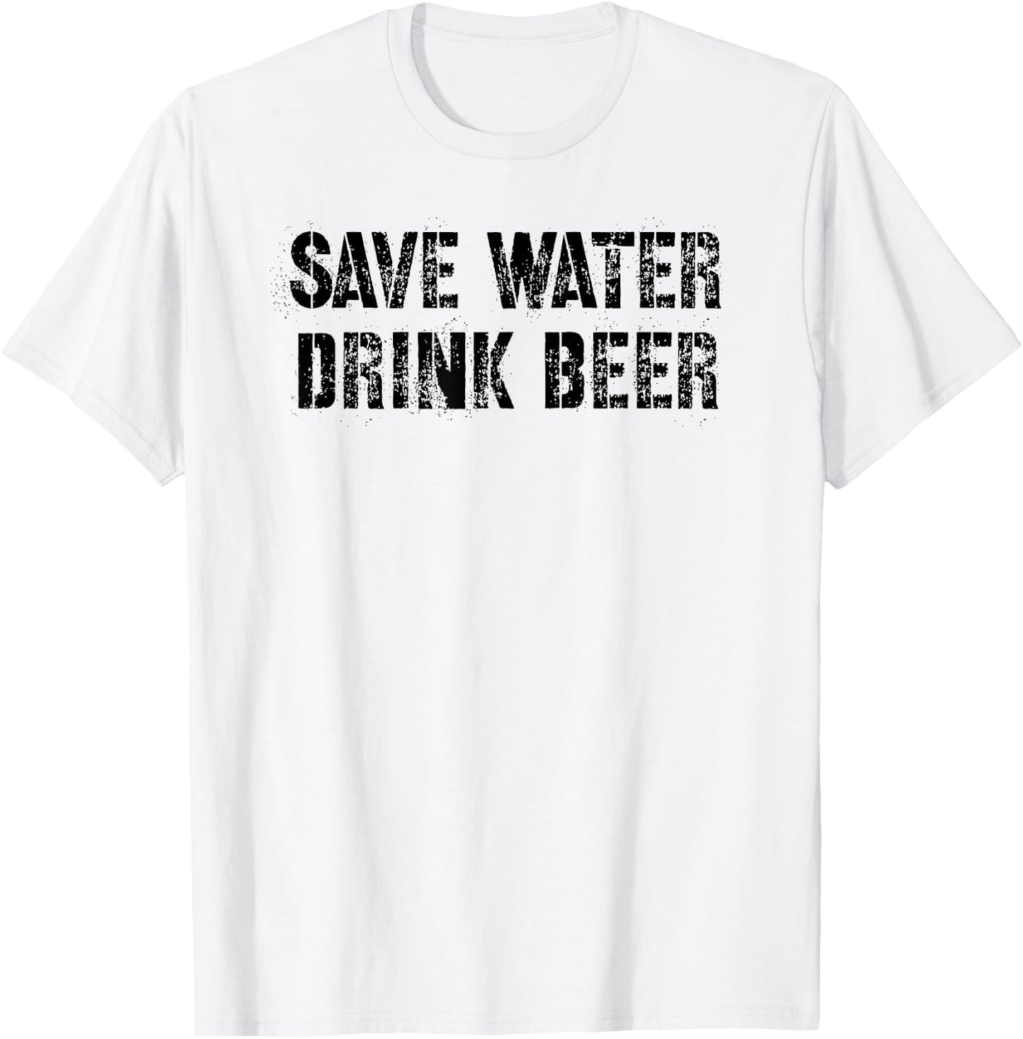 Save Water Drink Beer T-Shirt - T-Shirt | White