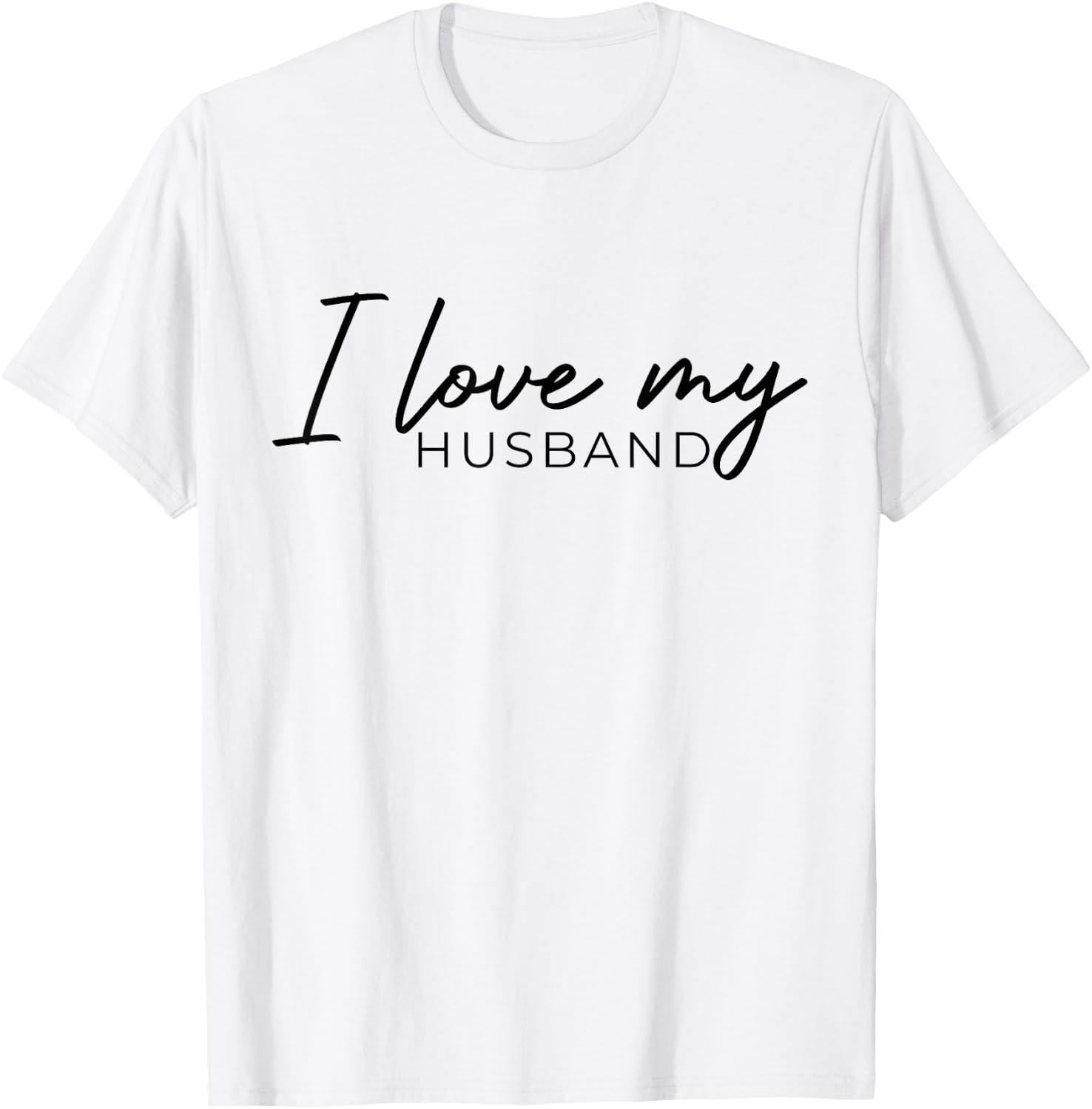 Die Liebe der Frau zu ihrem Ehemann I Love My Husband Married Women T-Shirt - T-Shirt | White