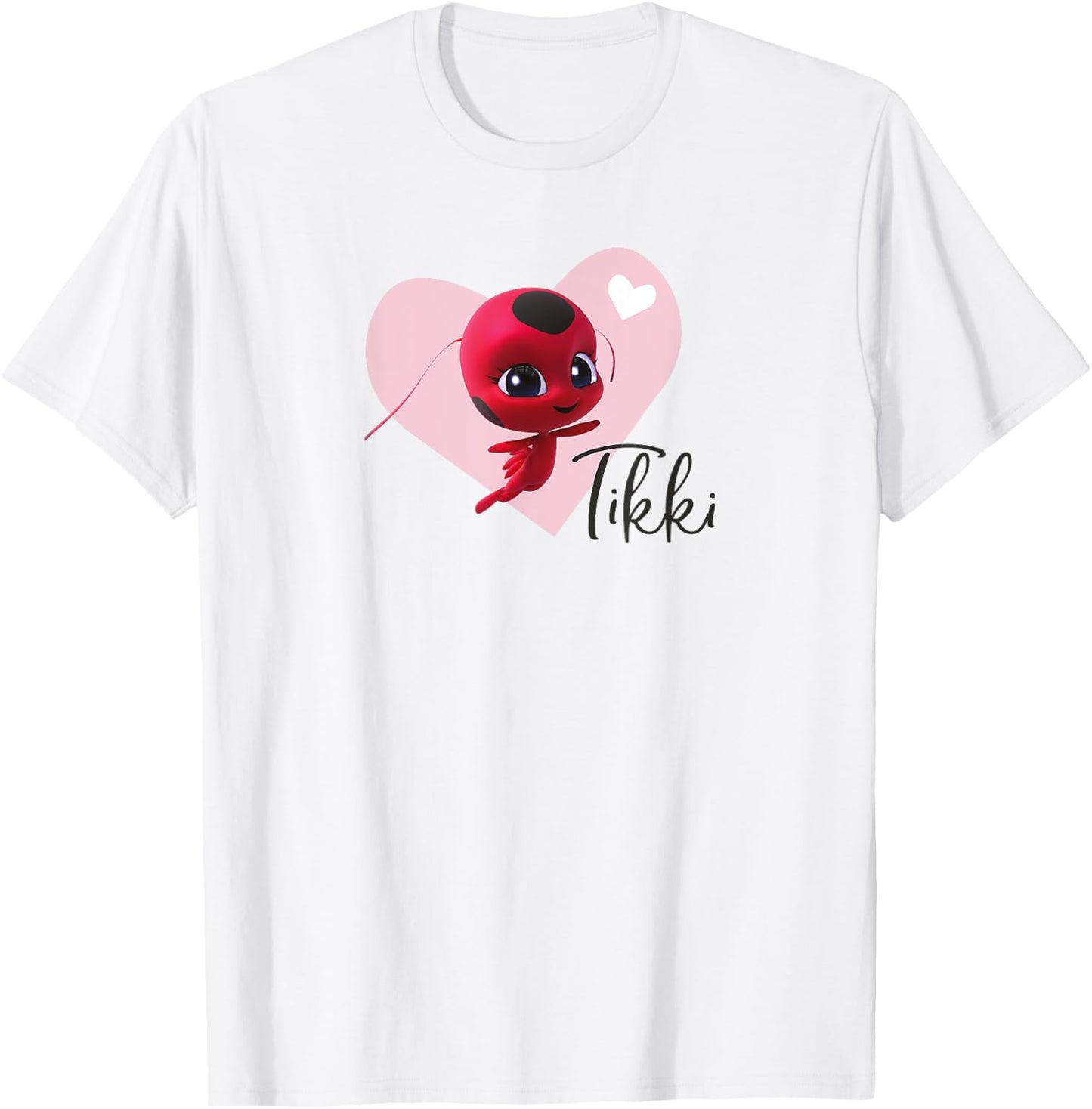 Miraculous Ladybug Charming Paris Love from Tikki T-Shirt - T-Shirt | White