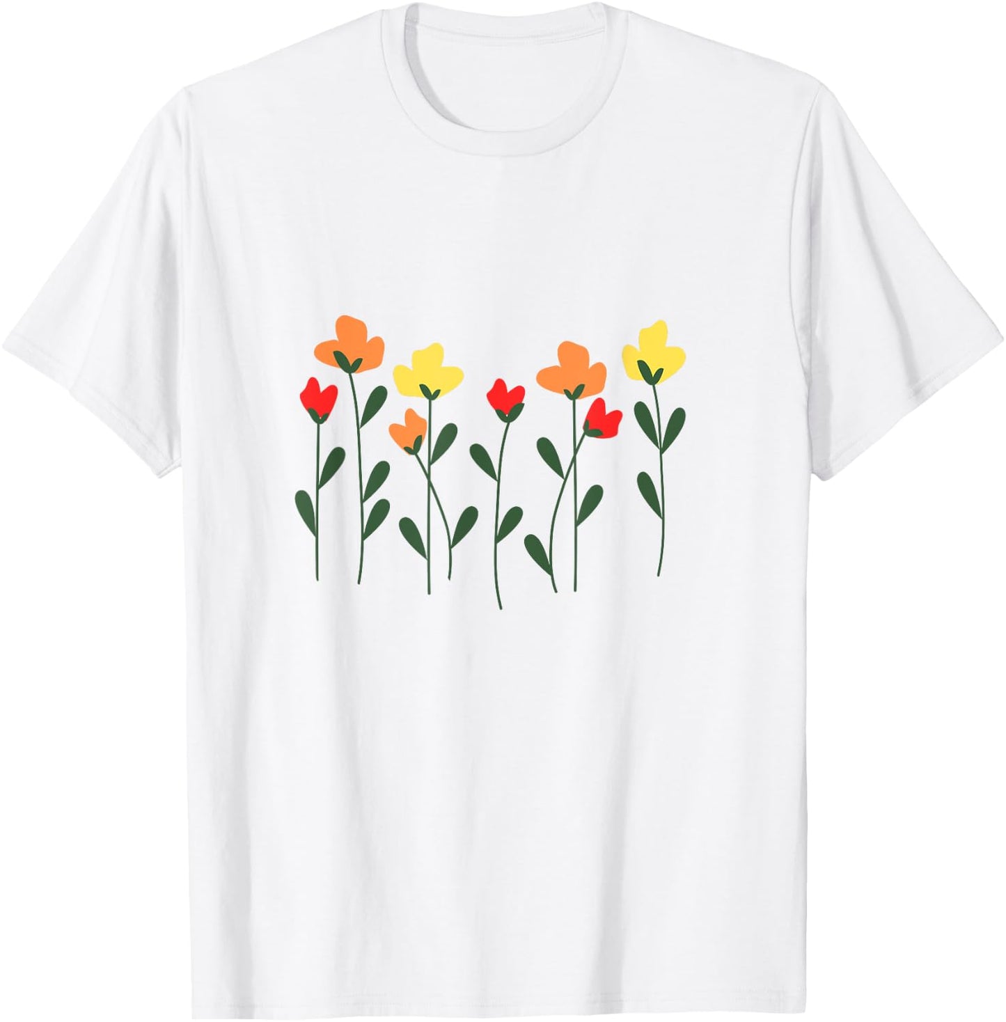 Summer Wildflowers Women's , white, S T-Shirt - T-Shirt | White