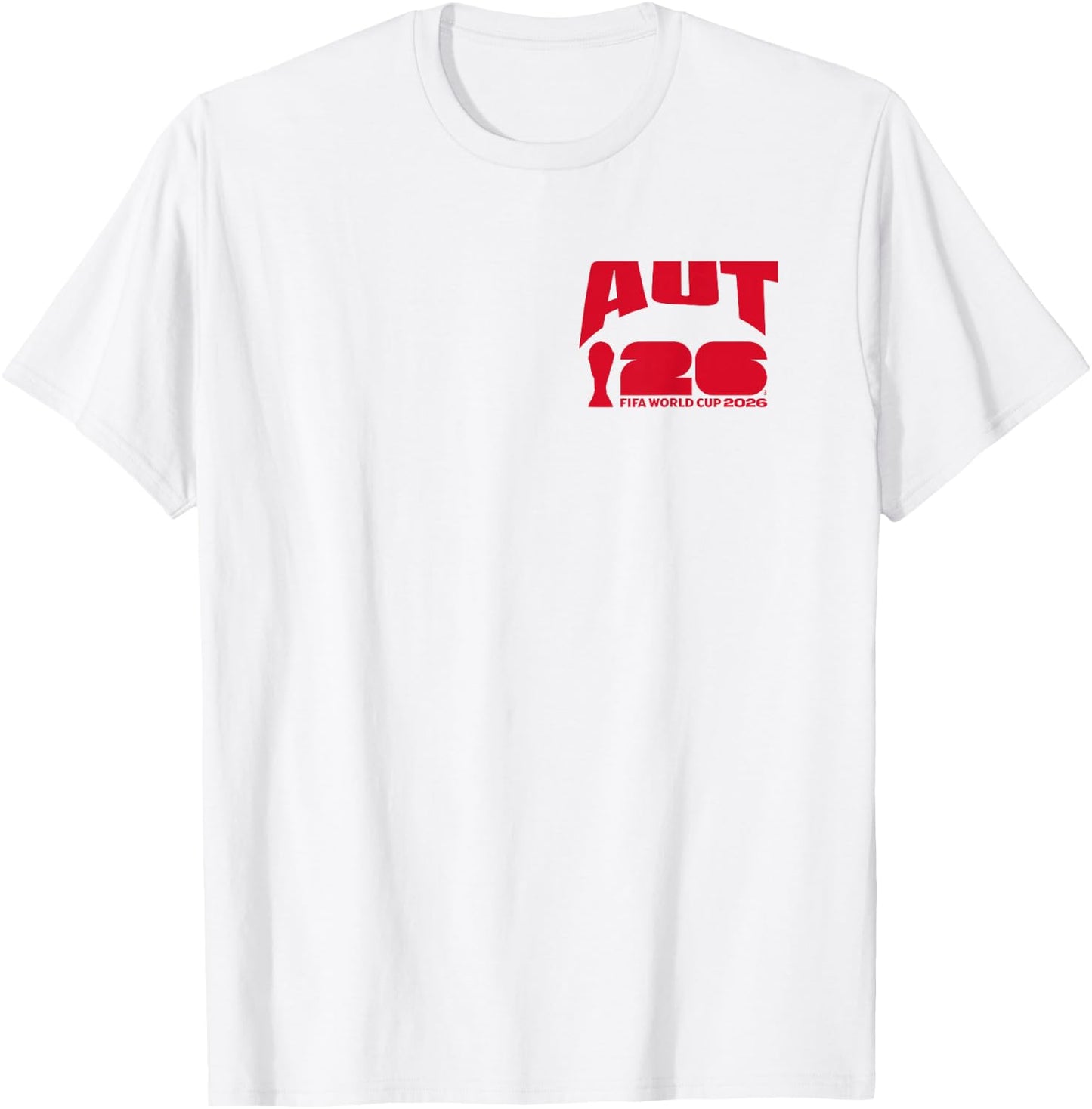 FIFA World CUP26 Österreich Ball im Tor T-Shirt - T-Shirt | White