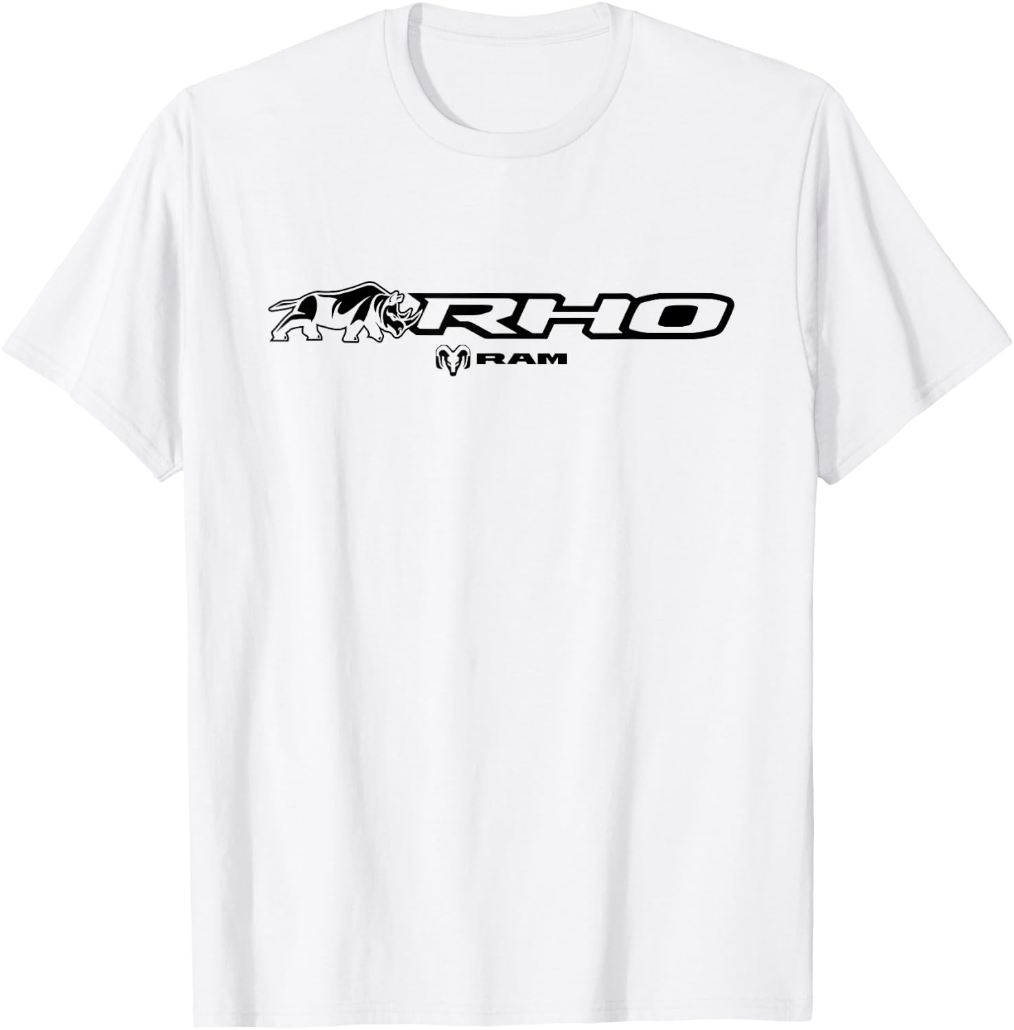 Ram Trucks Ram RHO Logo - Officially Licensed T-Shirt - T-Shirt | White