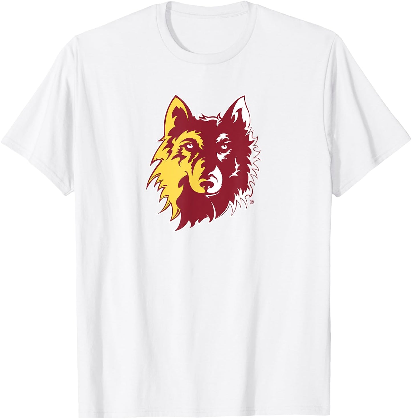 Northern State University Wolves Spirit Mark Logo T-Shirt - T-Shirt | White