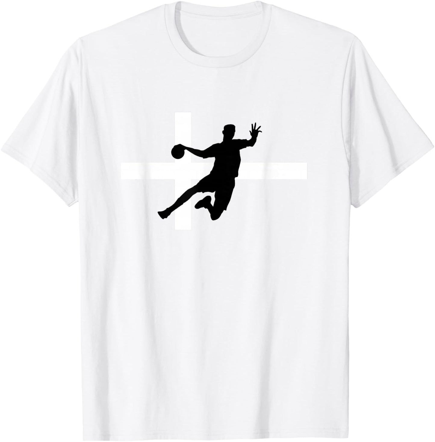 Handball Fan Outfit Dänemark Handballspieler Birthday , red T-Shirt - T-Shirt | White