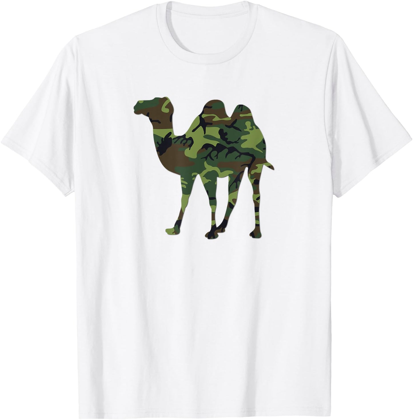 Camelflage Camouflage Funny Camel Flage T-Shirt - T-Shirt | White
