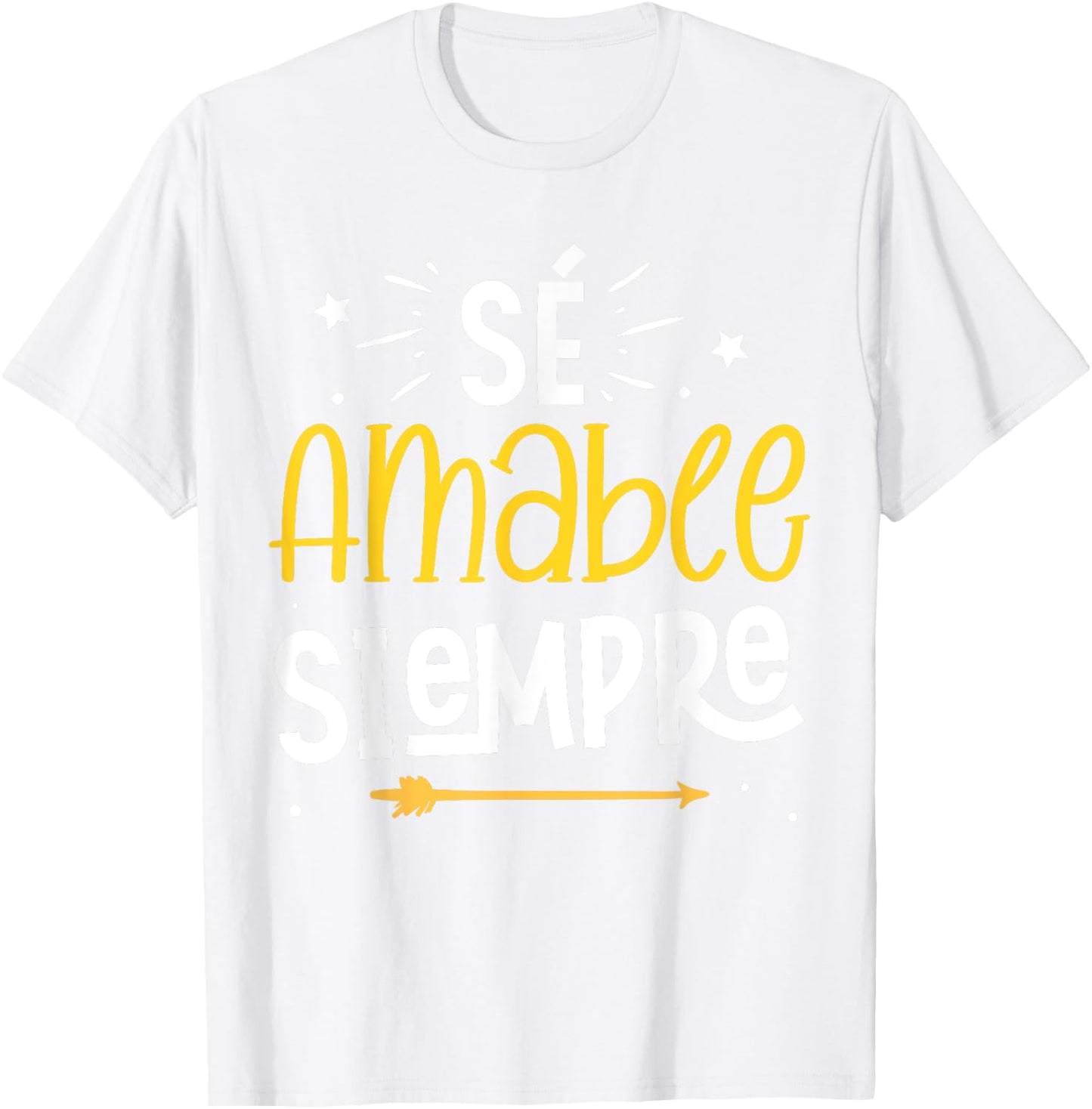 Matching Unity Day Orange Sé Amable Spanish Bilingual Kind T-Shirt - T-Shirt | White