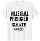 Volleyball Halloween Costume - Funny Prisoner Jail Inmate T-Shirt - T-Shirt | White