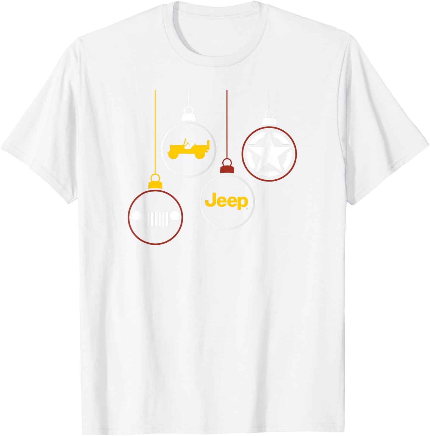 Jeep Ornaments T-Shirt - T-Shirt | White