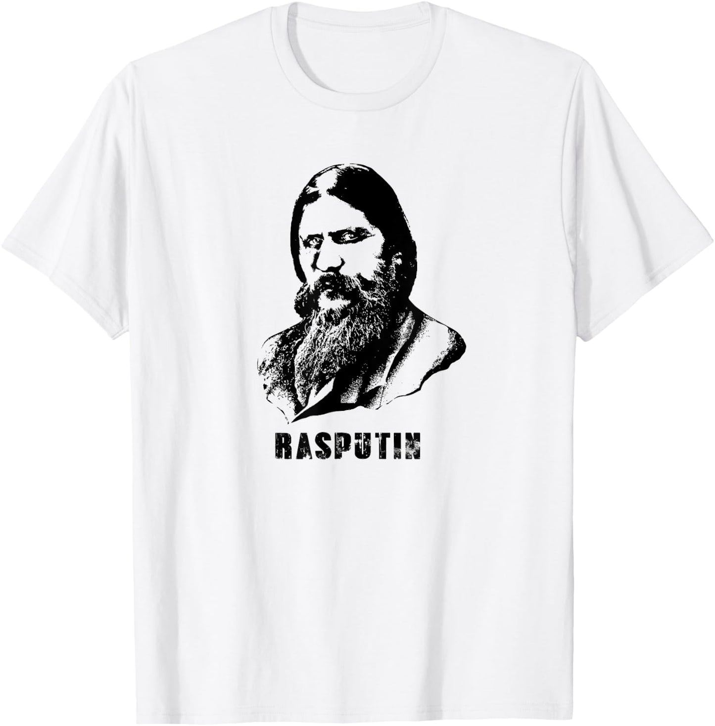Grigori Rasputin Russian Revolution Romanov T-Shirt - T-Shirt | White