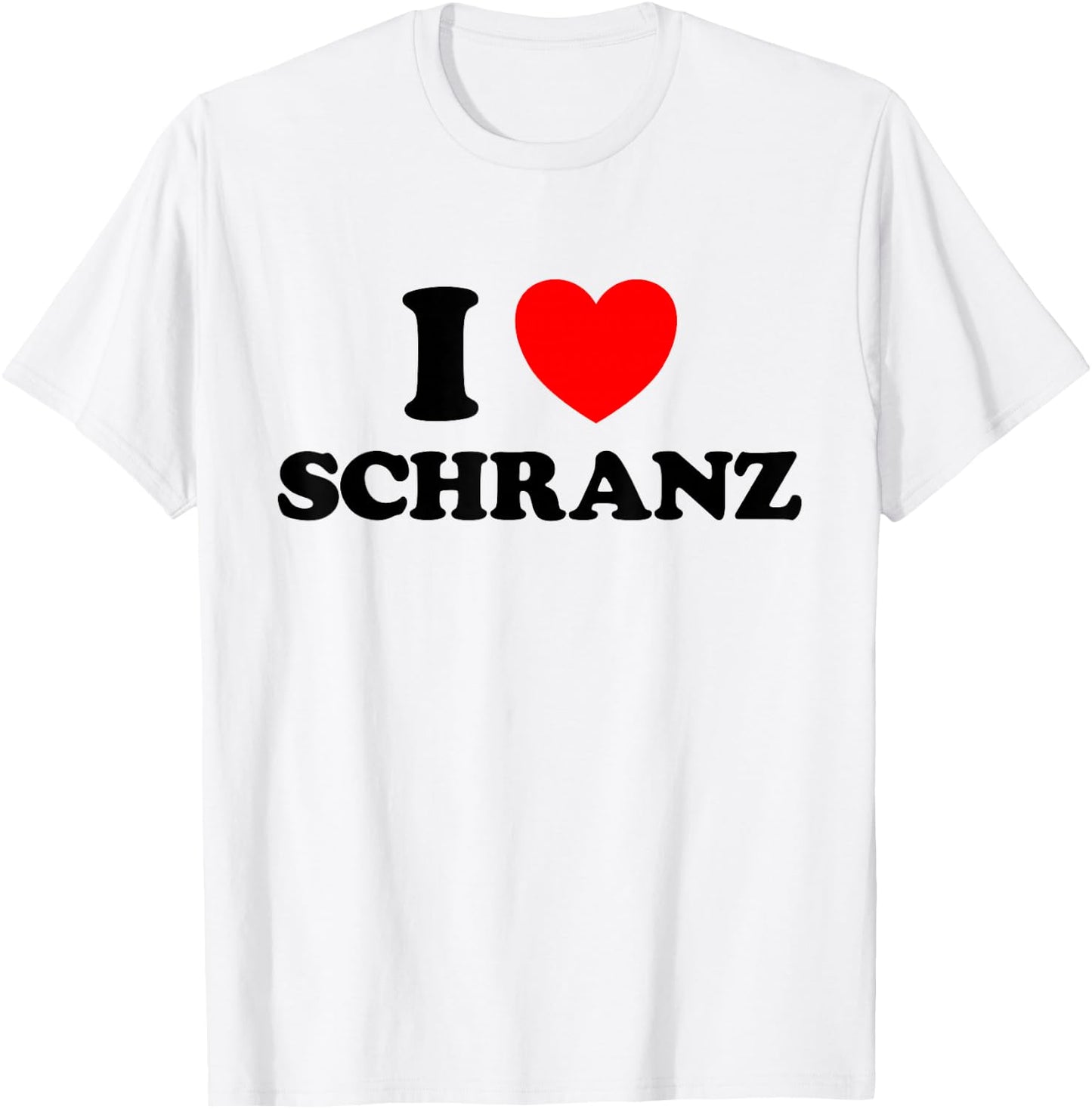 I Love Schranz Lustiger Hard Tekno Techno Deutsch Fast Music Fan T-Shirt - T-Shirt | White