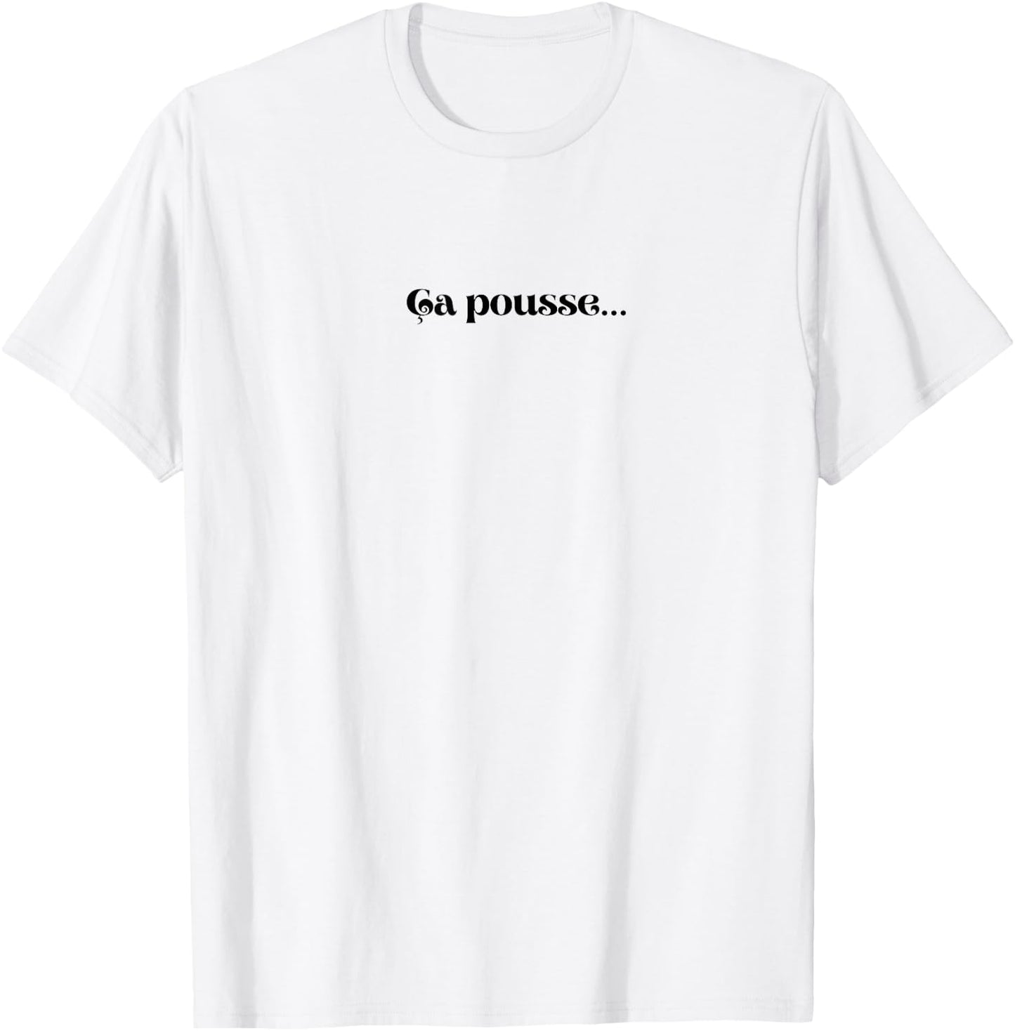 that measures the length of the hair. Long hair , white, S T-Shirt - T-Shirt | White