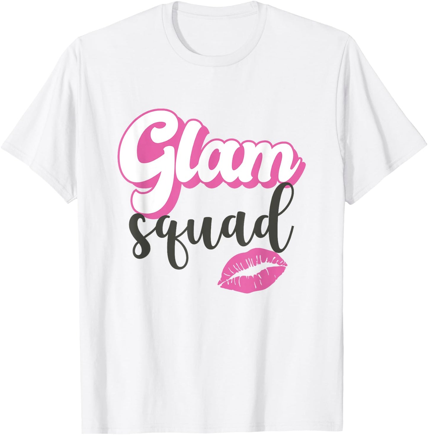 Glam Squad Beautician MUA Esthetician T-Shirt - T-Shirt | White