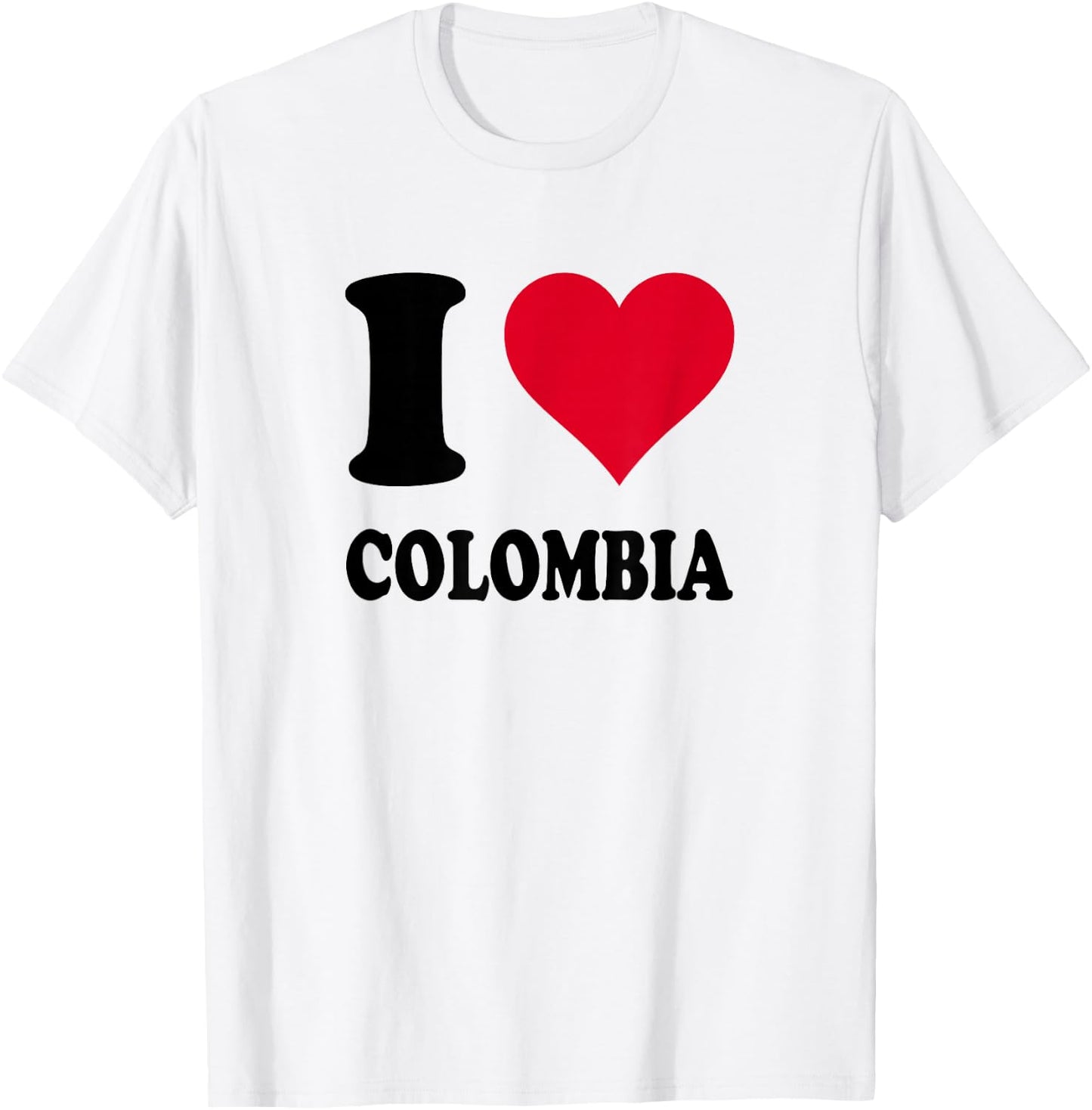 I Love Colombia , white, S T-Shirt - T-Shirt | White