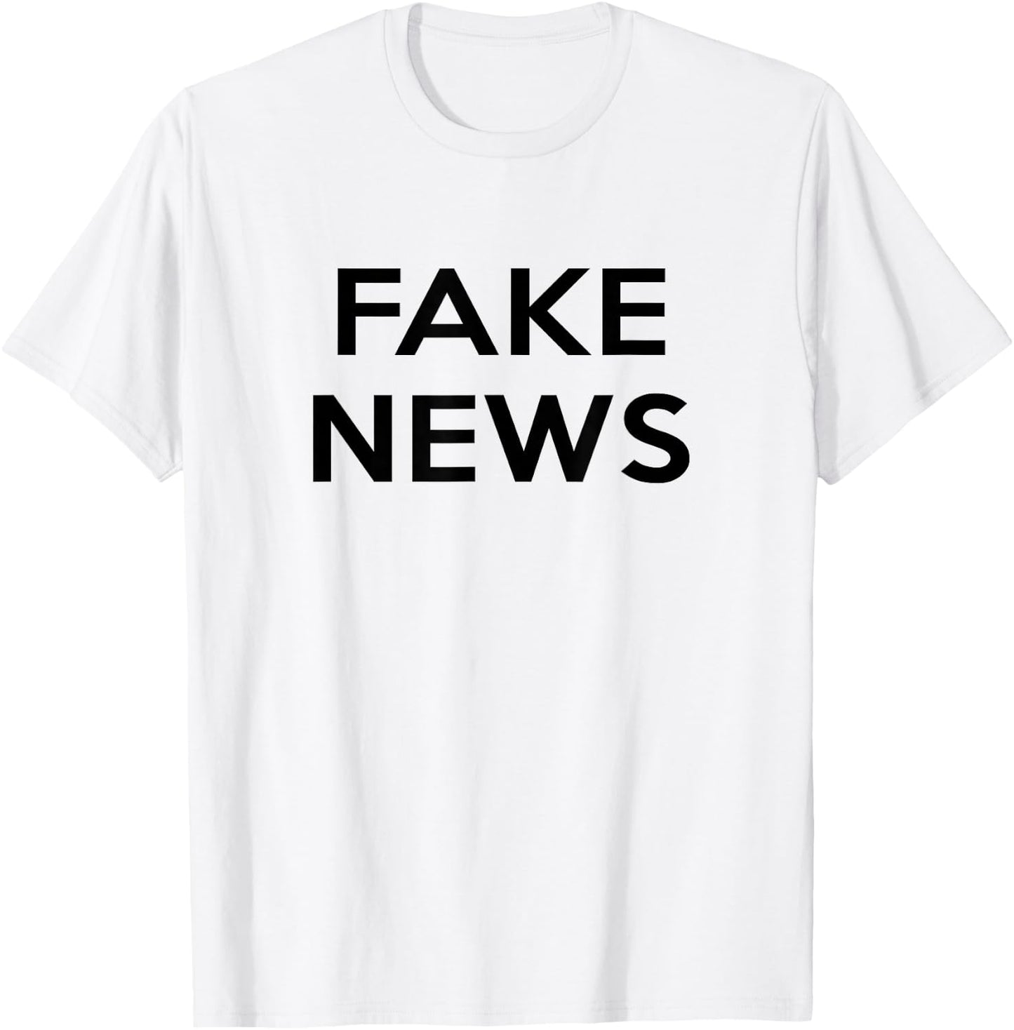 FAKE NEWS Trump den Weg, blue T-Shirt - T-Shirt | White