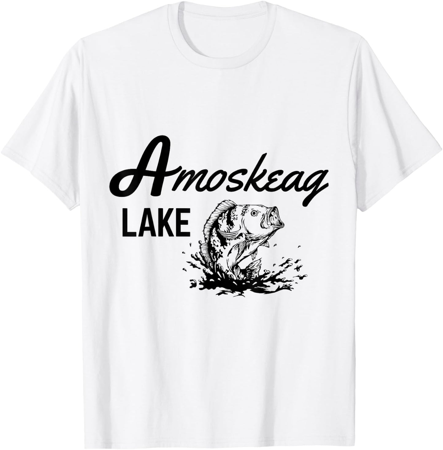 Amoskeag Lake Grown Ups T-Shirt - T-Shirt | White