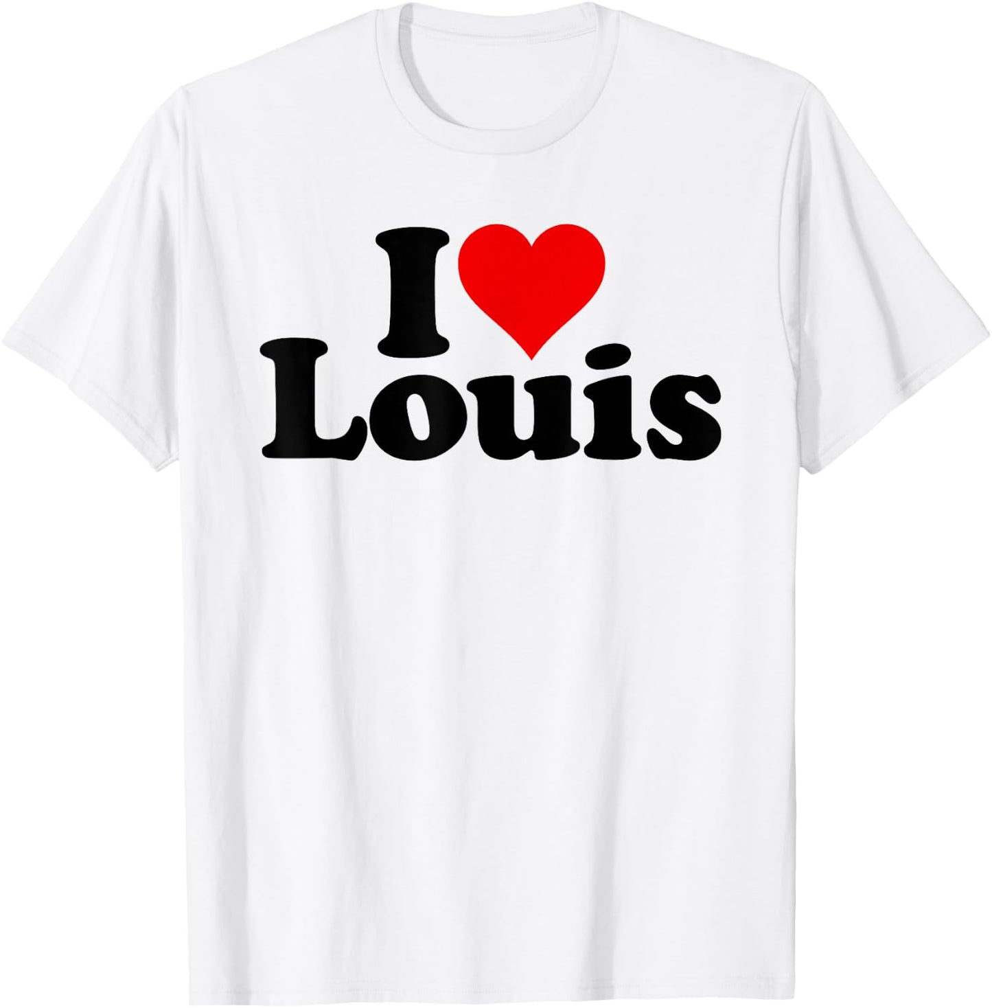 Ich Liebe Herz Louis T-Shirt - T-Shirt | White