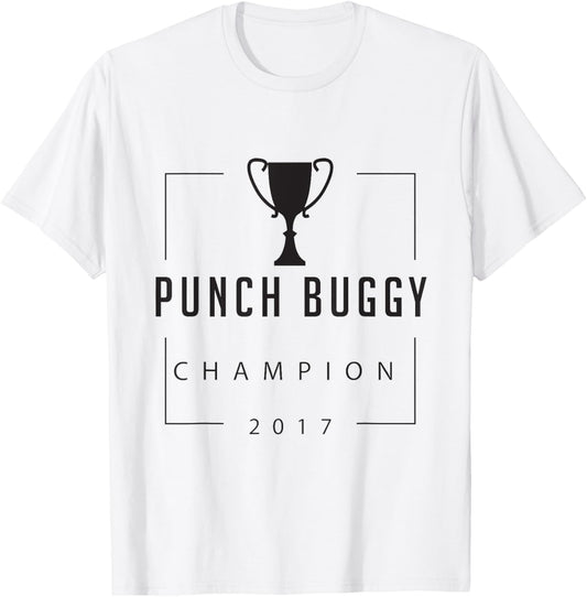 for Road Trips, Punch Buggy Champion T-Shirt - T-Shirt | White