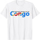 Congolese Flag of The DRC African Men Women Kids Congo T-Shirt - T-Shirt | White