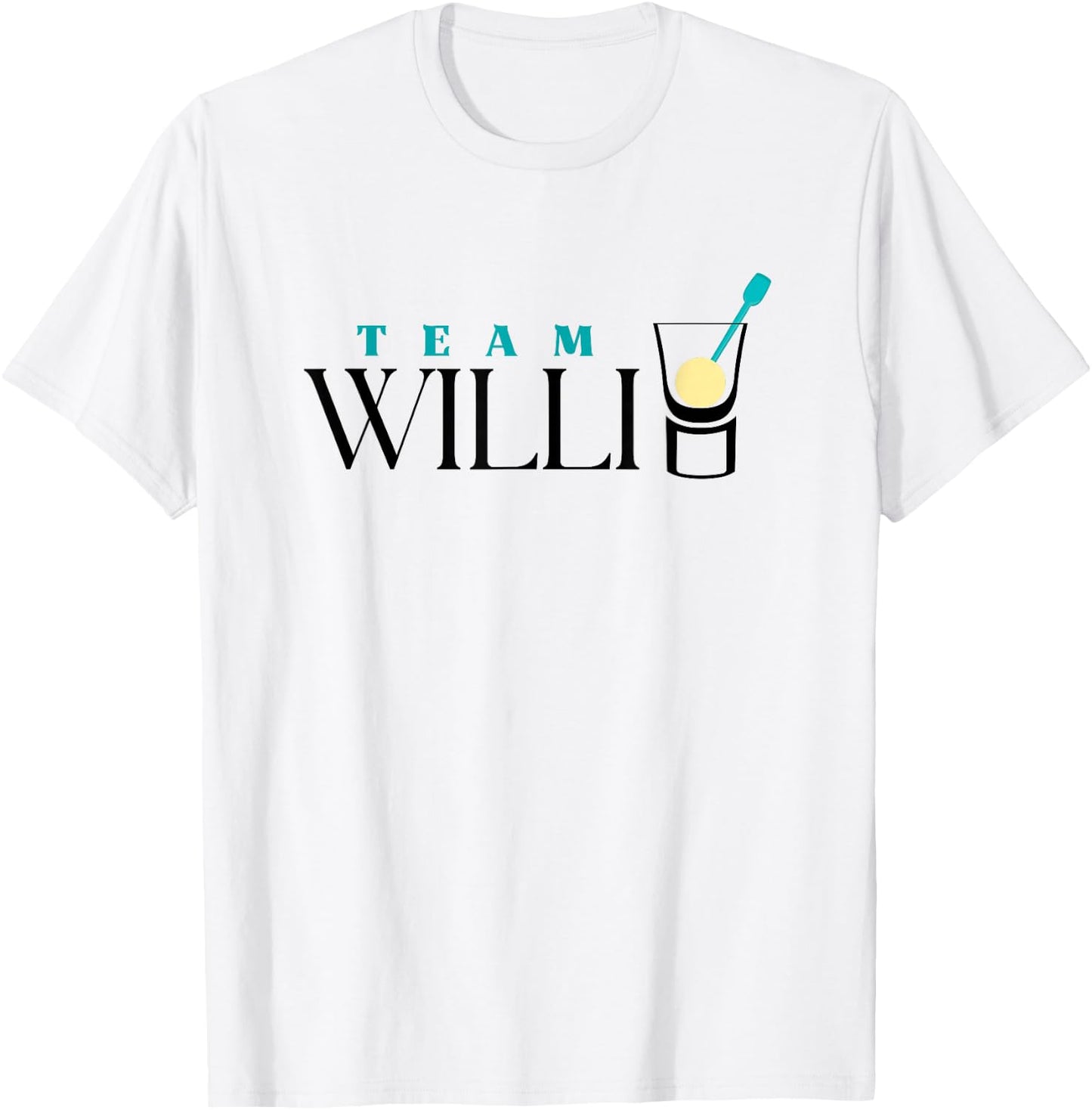 Team Willi | Williams Christ Pear Schnapps Shot Apres Ski , White T-Shirt - T-Shirt | White